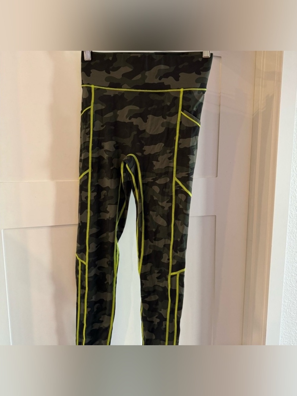 All Access Camo Leggings Women’s S | Full Length Neon Trim Activewear